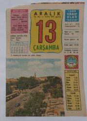 13 Aralık 1989 Takvim Yaprağı - Doğum Günü Hediyesi EFM(N)6826