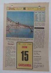 15 Ekim 1980 Takvim Yaprağı - Doğum Günü Hediyesi EFM(N)7081