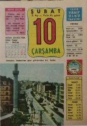 10 Şubat 1988 Takvim Yaprağı - Doğum Günü Hediyesi EFM(N)7707