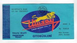 Ulusoy Turizim Seyahat Koll. Şti. Otobüsleri Mustafa Say Tirebolu Yolcu Bileti EFM1239