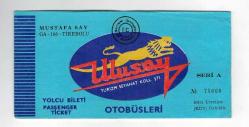 Ulusoy Turizim Seyahat Koll. Şti. Otobüsleri Mustafa Say Tirebolu Yolcu Bileti EFM1240