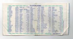 Ulusoy Turizim Seyahat Koll. Şti. Otobüsleri Anadolu Yakası Yolcu Bileti EFM1241