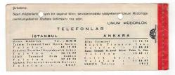 Varan Turizim ve Ticaret Ltd. Şti. Otobüsleri Yolcu Bileti EFM1245