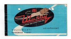 Ulusoy Turizim Seyahat Koll. Şti. Otobüsleri Yolcu Bileti EFM1251