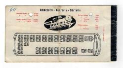 Ulusoy Turizim Seyahat Koll. Şti. Otobüsleri Yolcu Bileti EFM1251