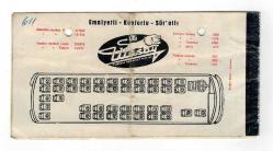 Ulusoy Turizim Seyahat Koll. Şti. Otobüsleri Yolcu Bileti EFM1251