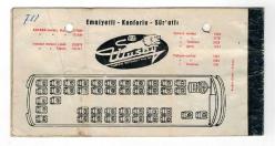 Ulusoy Turizim Seyahat Koll. Şti. Otobüsleri Yolcu Bileti EFM1253