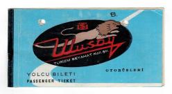 Ulusoy Turizim Seyahat Koll. Şti. Otobüsleri Yolcu Bileti EFM1256