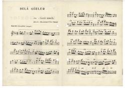 Kurdili Hicazkar Şarkı - Bela Gözler Nota Kitapçığı EFM1964