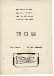 Kurdili Hicazkar Şarkı - Bela Gözler Nota Kitapçığı EFM1964