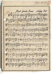 Rast Yünük Semai - Hafız Post Nota Kitapçığı ( Dergiden Kesme) EFM1968