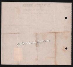 1965 Samsun BP Bayi Kerimbey İstasyonu Faturası EFM239