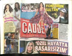 Milliyet Gazetesi Cadde Eki 20 Haziran 2015 - Evrim Alasya Çocuğum Yok Ama Anneyi Oynuyorum GZ100379