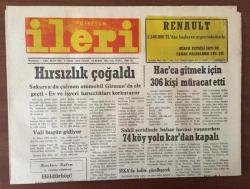 Giresun İleri Gazetesi 18 Şubat 1992 - 74 Köy Yolu Kardan Kapandı GZ10215
