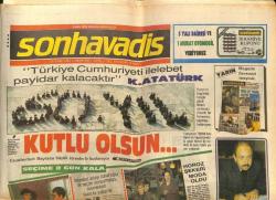 Son Havadis Gazetesi 29 Ekim 1983 - Atatürkün İstiklal Madalyasından Başka 15 Madalyası Daha Vardı GZ102164
