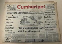 Cumhuriyet Gazetesi 2 Ağustos 1974 GZ1466