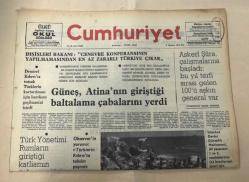 Cumhuriyet Gazetesi 6 Ağustos 1974 GZ1470