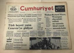 Cumhuriyet Gazetesi 7 Ağustos 1974 GZ1471
