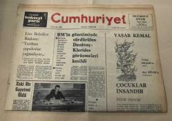 Cumhuriyet Gazetesi 11 Eylül 1975 GZ1625