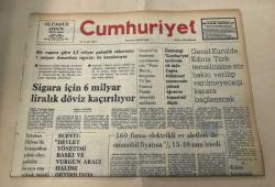 Cumhuriyet Gazetesi 22 Eylül 1975 GZ1636