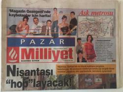 Milliyet Gazetesi Pazar Eki 18 Ağustos 2002 - Sinan Çetin İle Söyleşi Benim Gibi Bir Korsan Eve Bağlanmamalı GZ22253