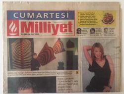 Milliyet Gazetesi Cumartesi Eki 17 Kasım 2001 - Koray Candemir Cahil Perileri Solo Albümü Sadeyi Ve Sevgilisi Öykü Serteri Anlattı GZ22579