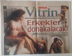 Efemera - Milliyet Gazetesi Vitrin Eki 30 Ekim 1999 - Alışverişteki Kadın Şarkıcı Hatice İle Alışveriş Üzerine Konuşma GZ22736 - kitantik - kitaLog