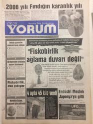 Ordu Yorum Gazetesi 10 Ocak 2007 - Fiskobirlik Ağlama Duvarı Değil GZ23412