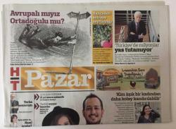 Haber Türk Gazetesi Pazar Eki 18 Ekim 2015 - Sinem Kobal - Sarp Apak Rol Aldığı Yaktın Beni Vizyonda İki Oyuncuyla Röportaj GZ26871