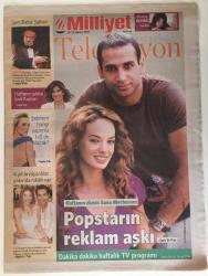 Milliyet Gazetesi Televizyon Eki 25- 31 Ağustos 2007 - Haftanın Dizisi Sana Mecburum Doğuş Ve Seda Bakan , Poster Bengü GZ26997