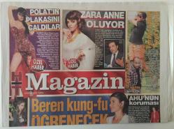 Haber Türk Gazetesi Magazin Eki 19 Ekim 2012 - Tarkana 40ncı Yaşa Yeşil Kutlama , Zara Anne Oluyor , Beren Kung-fu Öğrenecek GZ28162