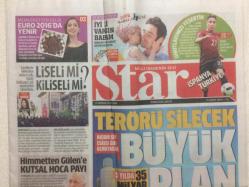 Star Gazetesi 17 Haziran 2016 - Terörü Silecek Büyük Plan GZ29058