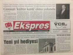Giresun Ekspres Gazetesi 31 Aralık 2005 - Giresun Kültür Kenti Olma Yolunda GZ32193