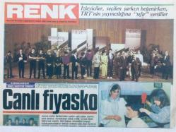 Milliyet Gazetesi Renk Eki 6 Mart 1985 - Karmakarışık Ödül Dağıtım Töreni Canlı Fiyasko GZ41609