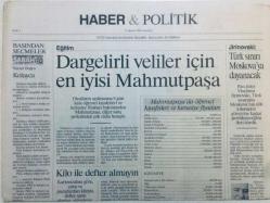 Ateş Gazetesi Haber Politik - 31 Ağustos 1996 - Türk Sınırı Moskovaya Dayanacak GZ41920