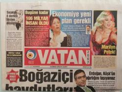 Vatan Gazetesi 12 Mart 2007 Gösterisini Cem Yılmaz Yararına Yaptı - GZ44455