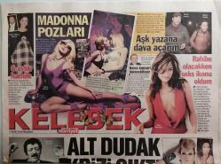 Hürriyet Gazetesi Kelebek Eki 12 Mart 2009 Artık Sahneme Jilet Yerine Çiçek Atıyorlar - Of Aman Nalanın Yeni Yüzü -GZ44587