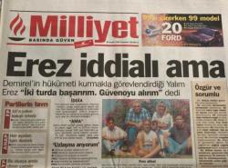 Milliyet Gazetesi 24 Aralık 1998-Yeşilin Akrabası Aranıyor GZ45201