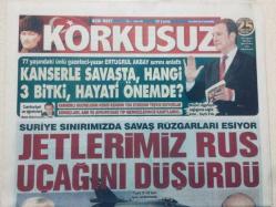Korkusuz Gazetesi 25 Kasım 2015 - Bülent Ersoy 7 Saate Hazırlandı, Ağadan İlk Oğluna Doğum Günü Partisi GZ47691