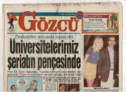 Gözcü Gazetesi 20 Mart 1997 - Levent Kırca Politikacılarımızın Sayesinde Ekmek Paramızı Kazanıyoruz GZ48094
