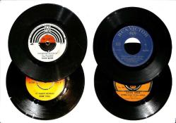 Eski Dönem Plak Lotu, Dekorluk Plak (Düşük Kondisyon - 4 Adet - İlhan İrem, Gönül Yazar, Hayri Şahin) PLK26315