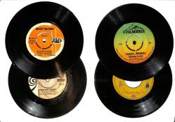 Eski Dönem Plak Lotu, Dekorluk Plak (Düşük Kondisyon - 4 Adet - Gönül Yazar, Sami Kasap) PLK26342