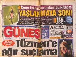 Güneş Gazetesi 27 Ekim 2006 - Ajda Pekkan Ücret Rekoru Kırdı - Diva'ya Kıbrıs'ta Nazar Değdi GZ157831