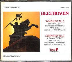 Beethoven - Symphony No. 5 and 9 CD (İkinci El) CD5544