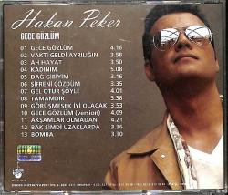 Hakan Peker - Gece Gözlüm CD (İkinci El) CD5656
