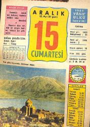 15 Aralık 1984 Takvim Yaprağı - Doğum Günü Hediyesi EFMN14767