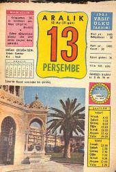 13 Aralık 1984 Takvim Yaprağı - Doğum Günü Hediyesi EFMN14769