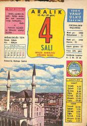 4 Aralık 1984 Takvim Yaprağı - Doğum Günü Hediyesi EFMN14777
