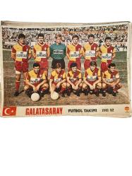 Galatasaray Futbol Takımı Kadrosu 1981 - 1982 Yılı Kartpostal (Ultra Dev Boy) KRT24042