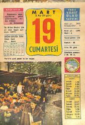 19 Mart 1983 Takvim Yaprağı - Doğum Günü Hediyesi EFMN15032